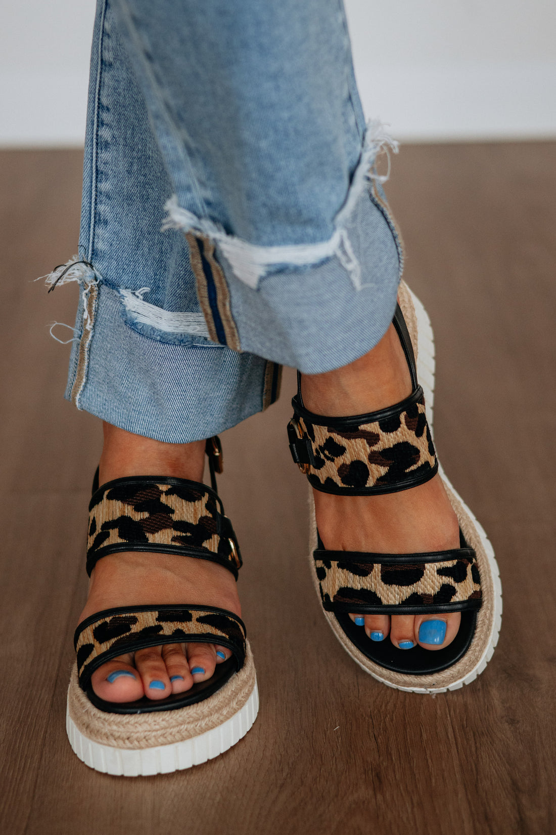 Cheetah Chic Wedges