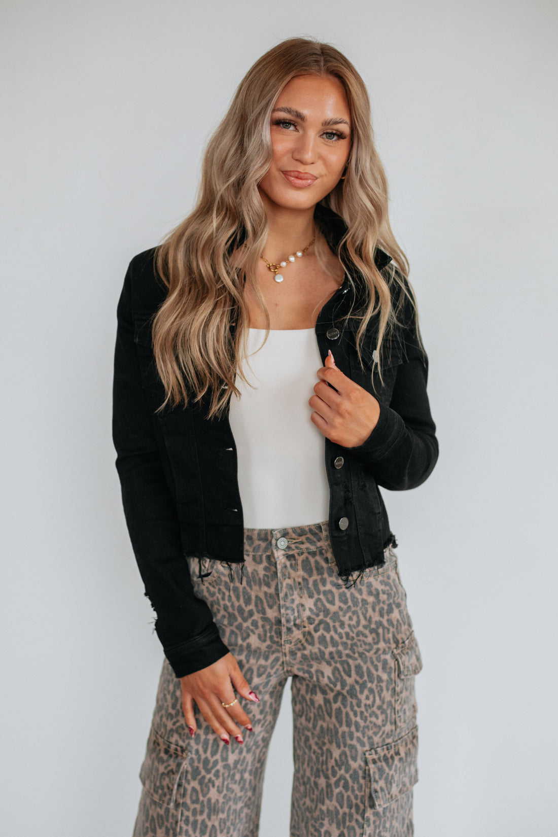 Gemma Risen Denim Jacket - Vintage Black