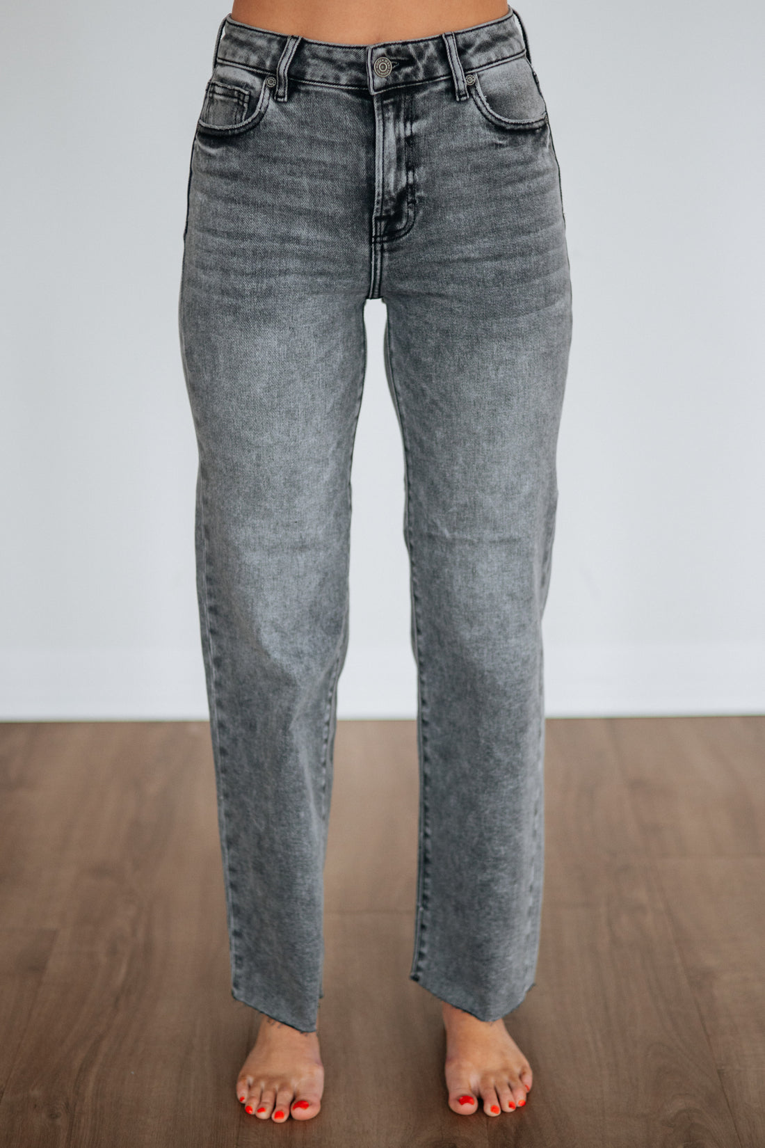 Ella Hidden Jeans - Grey Wash