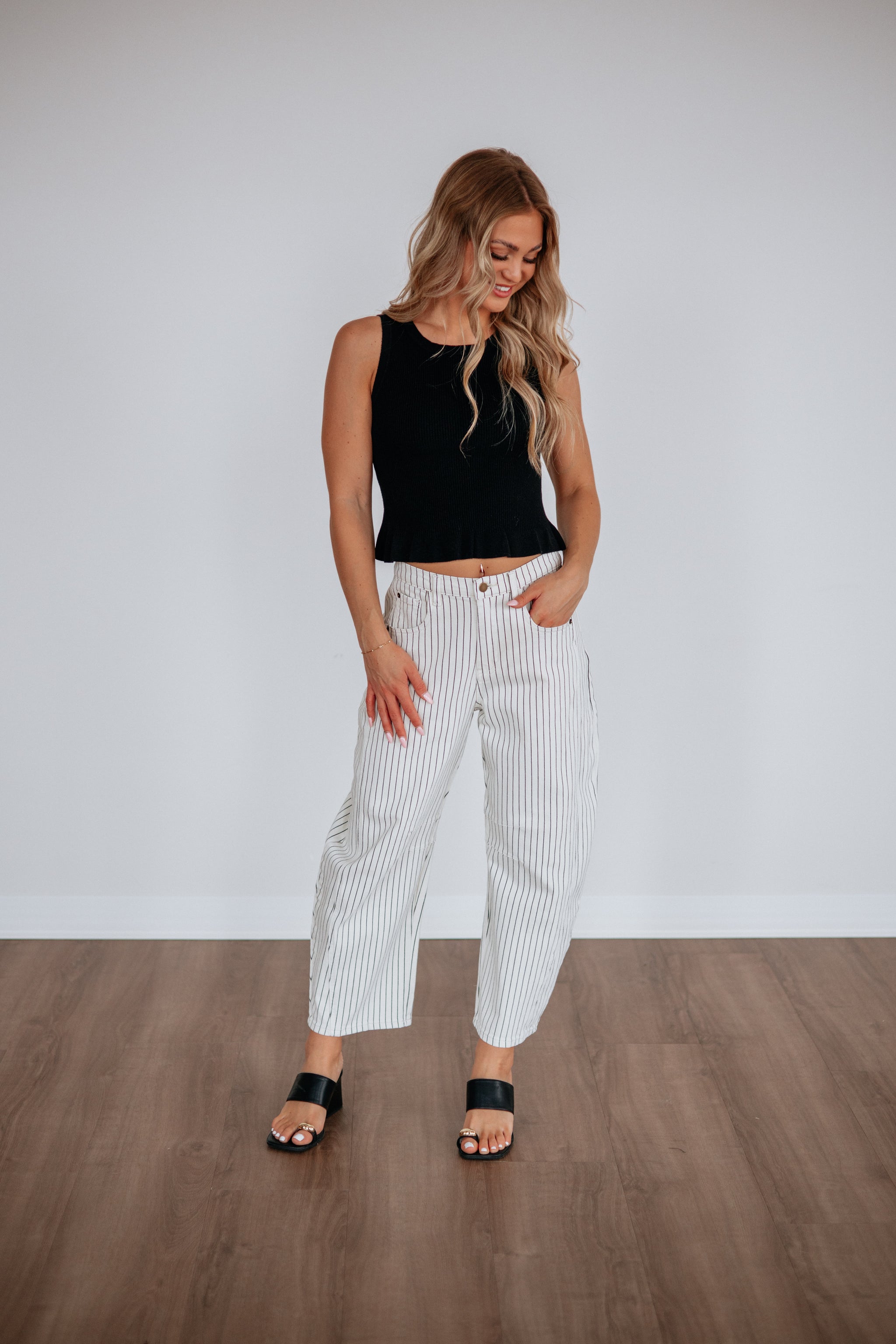 Hudson Striped Pants