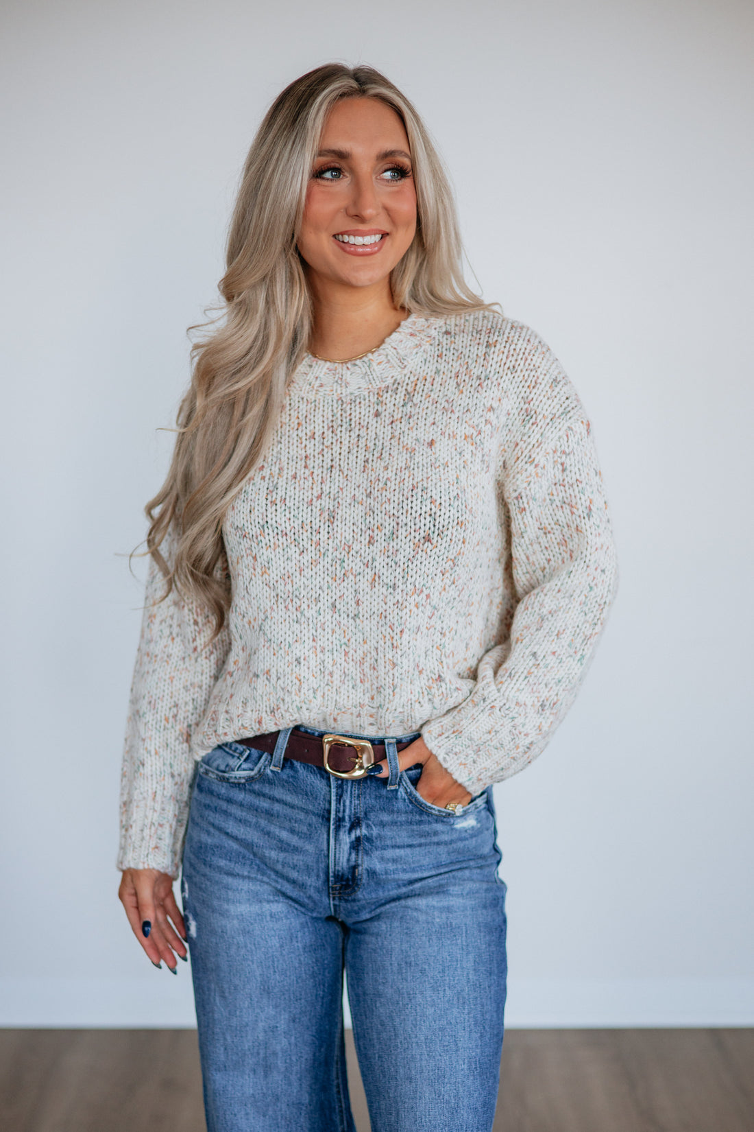 Casi Speckled Sweater