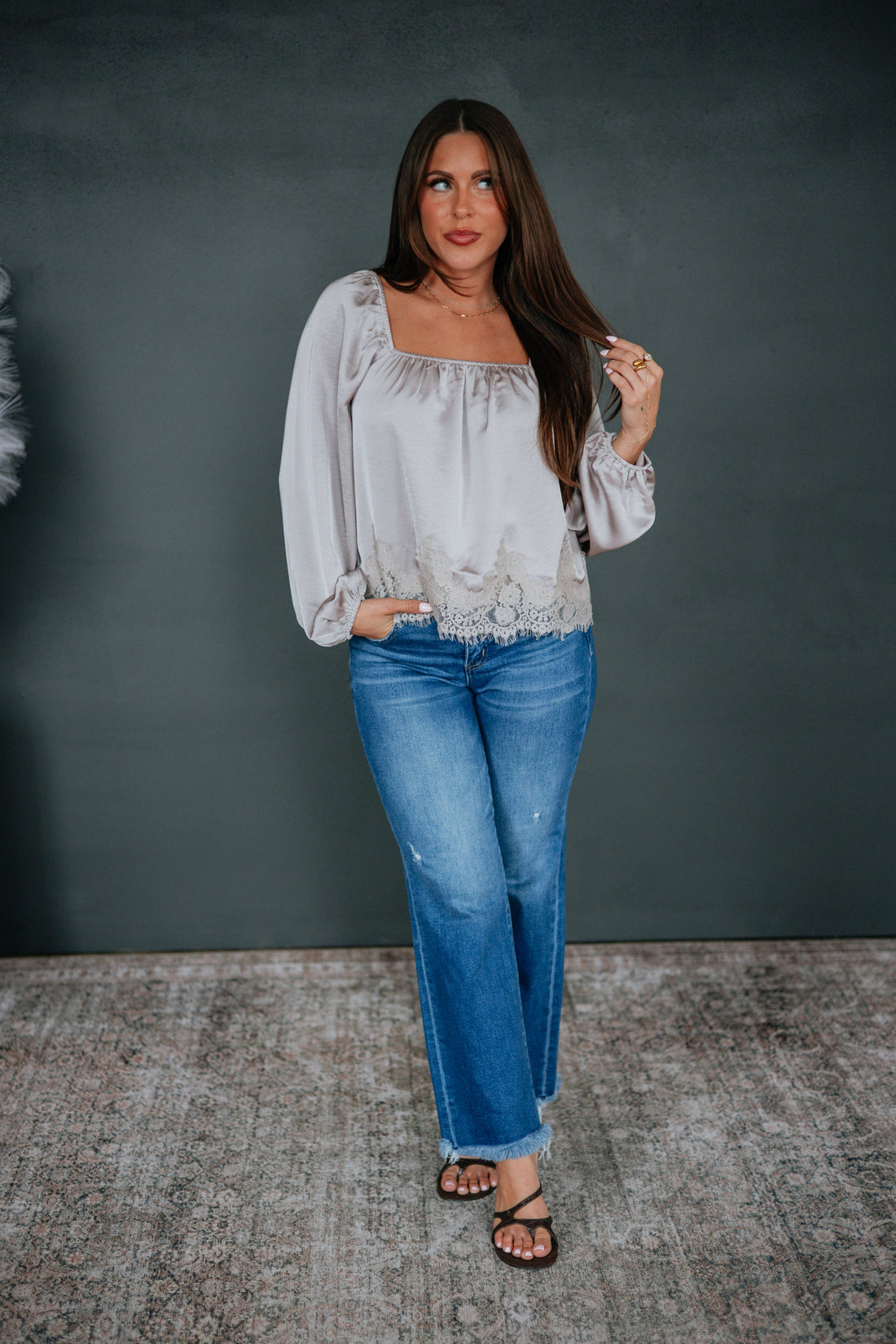 Samira Satin Blouse