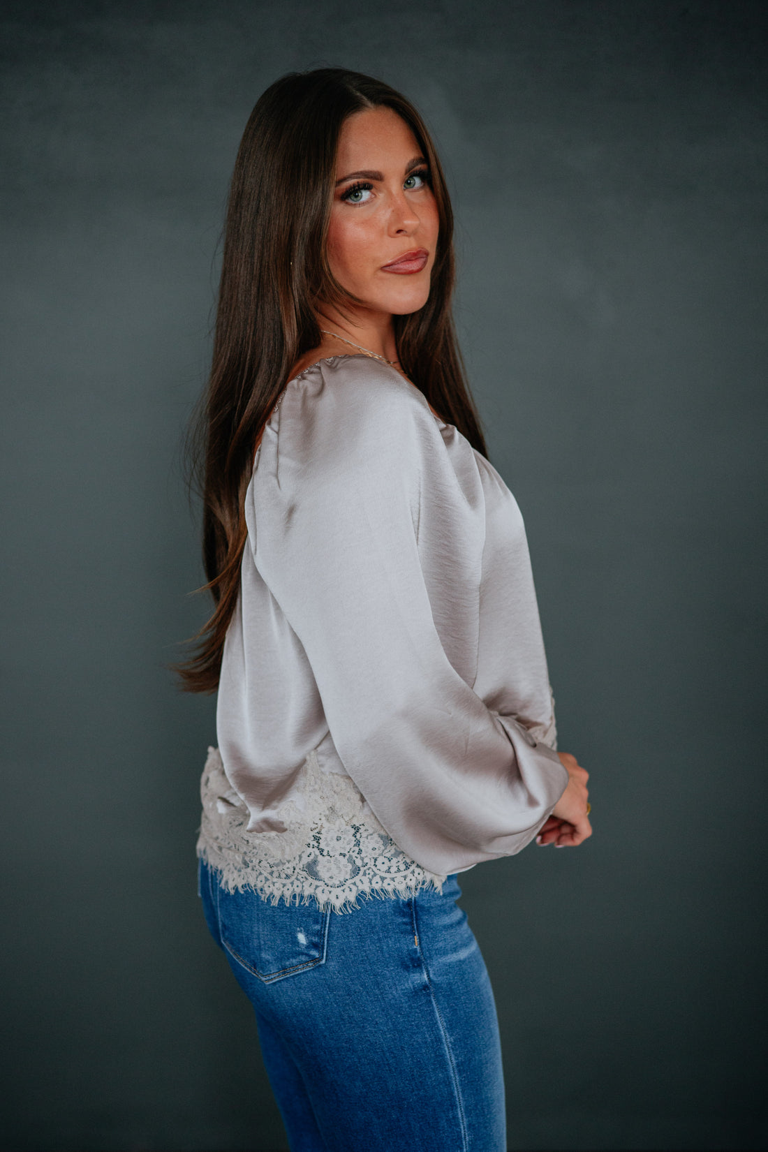 Samira Satin Blouse