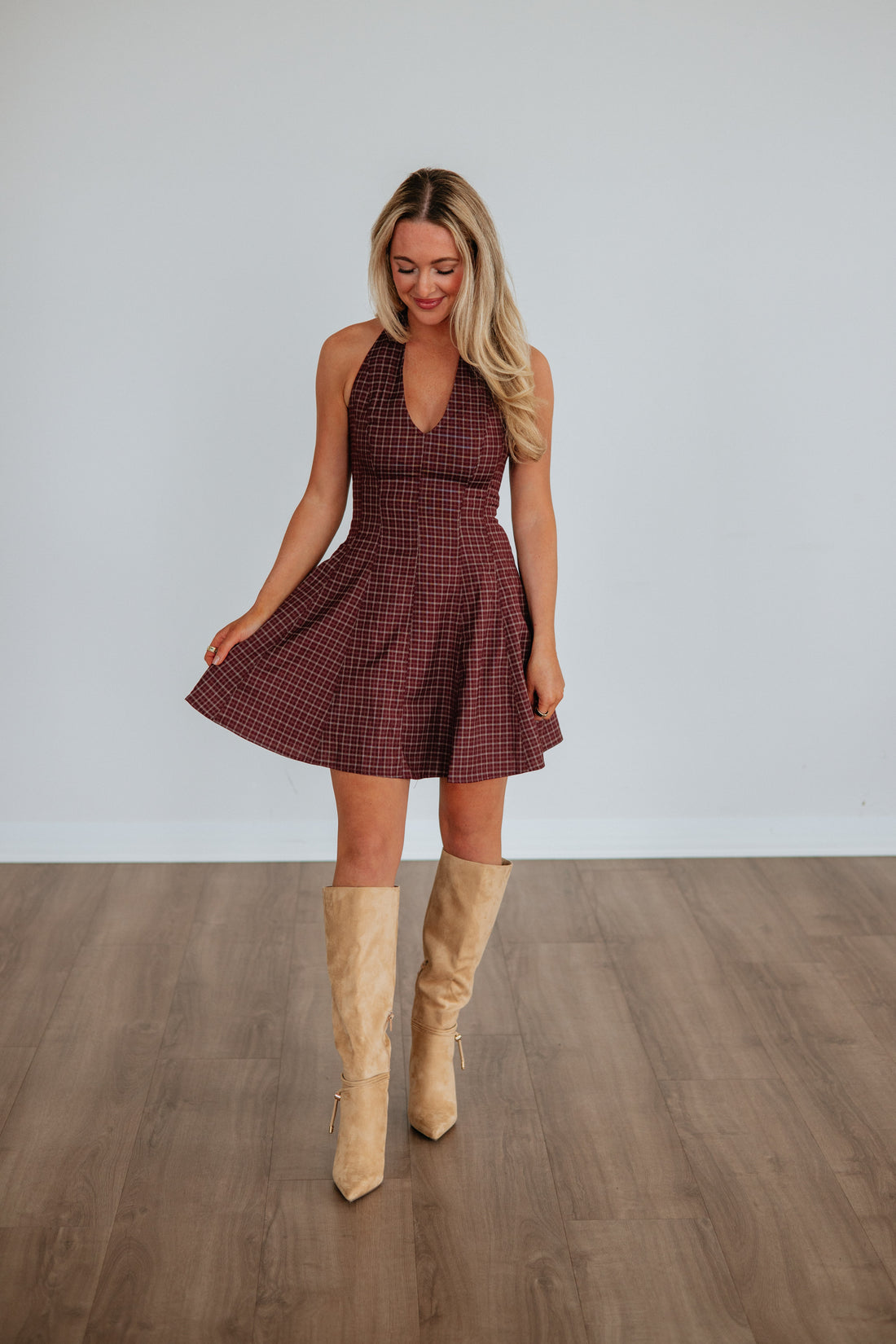Claudette Halter Dress