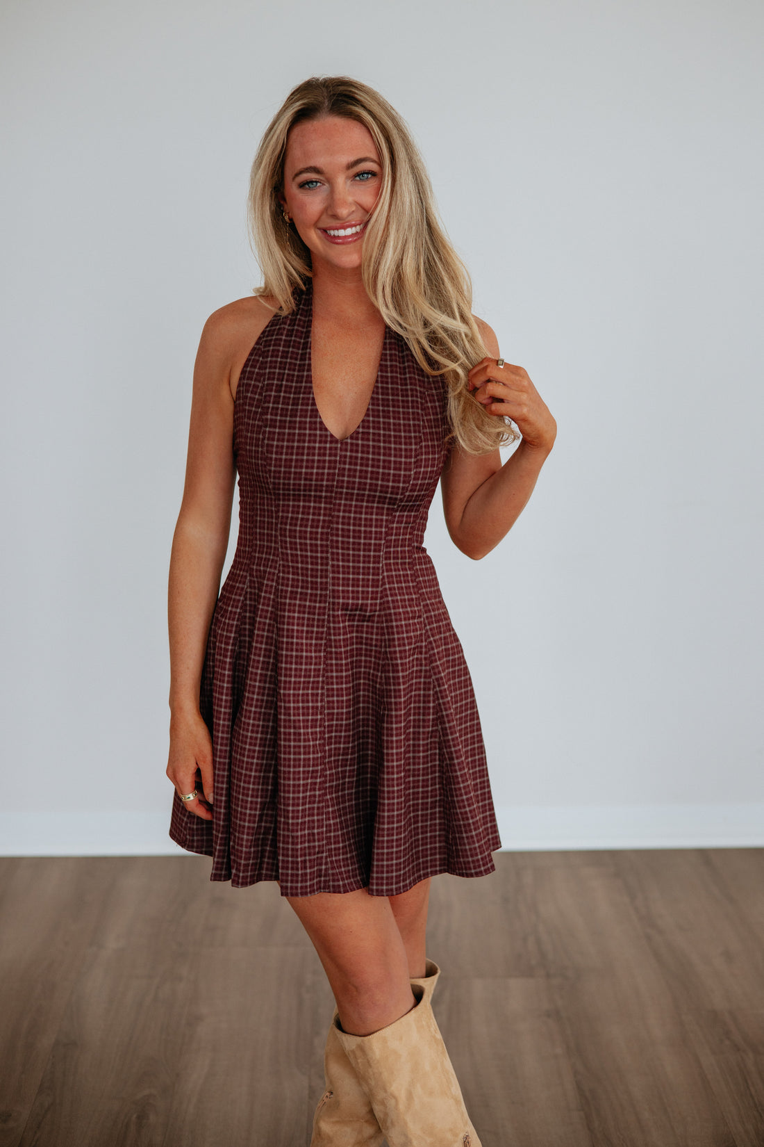 Claudette Halter Dress