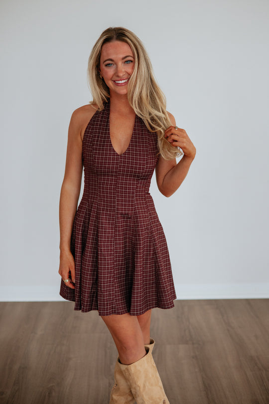 Claudette Halter Dress