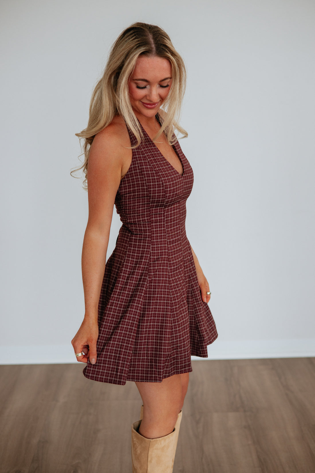 Claudette Halter Dress