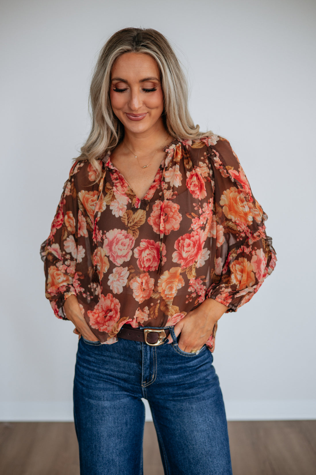 Paislee Floral Blouse