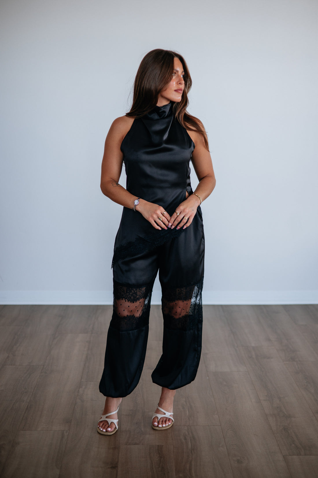 Gabrianna Satin Pants