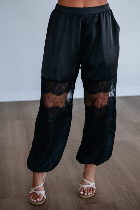 Gabrianna Satin Pants