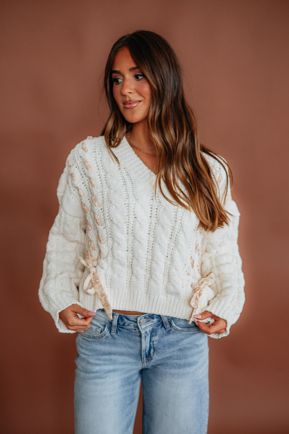 Miriam Cable Knit Sweater