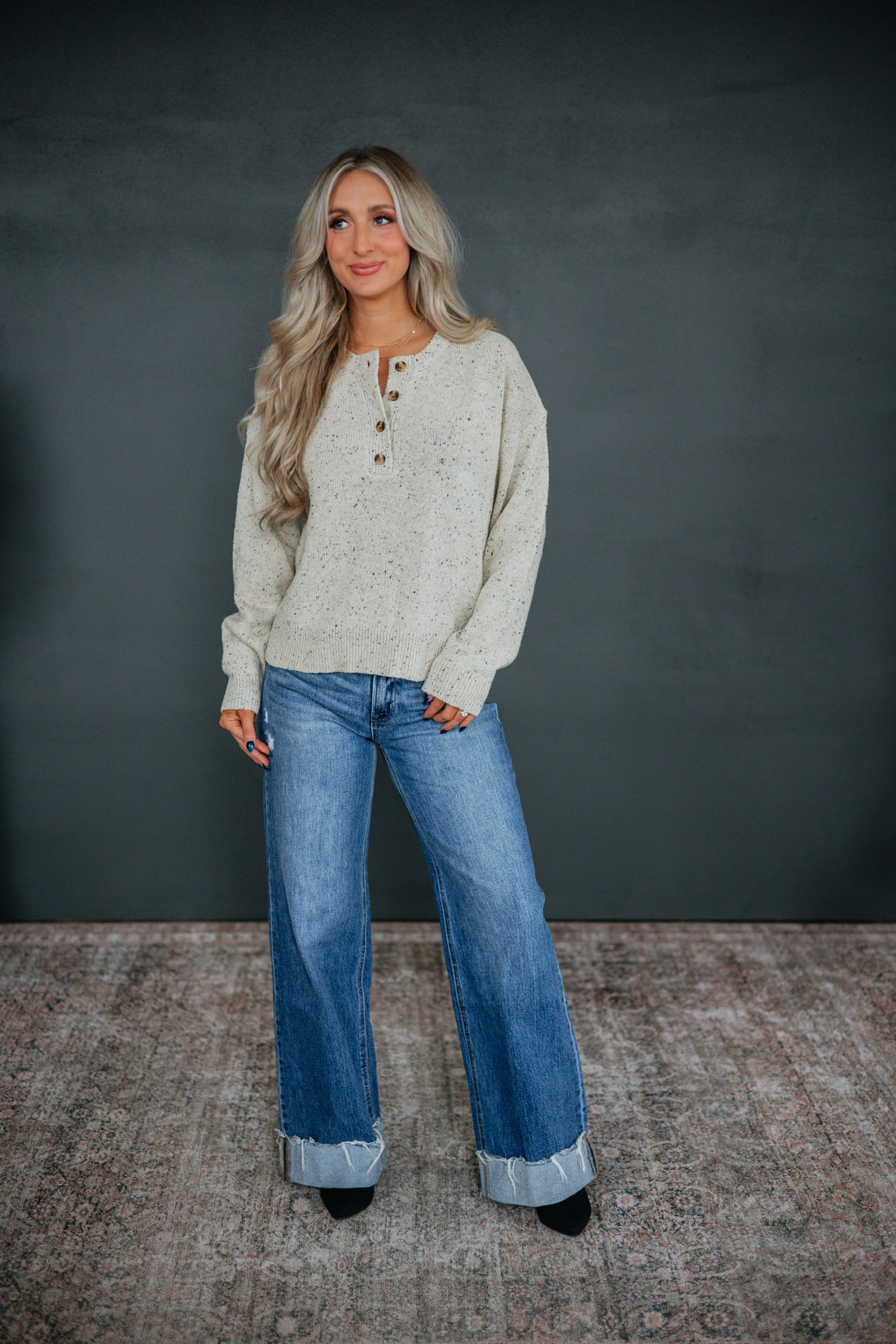 Kalee Henley Sweater