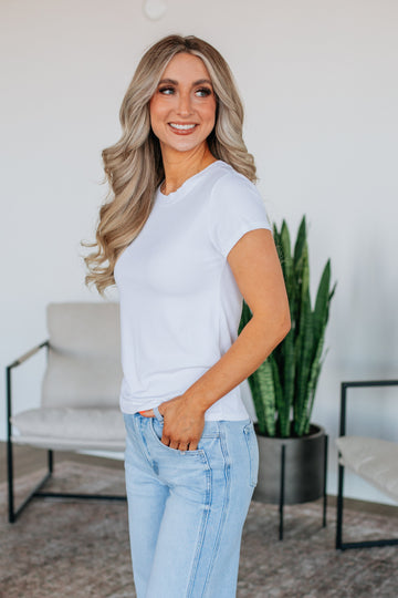 Thorne Ribbed Top - Ivory