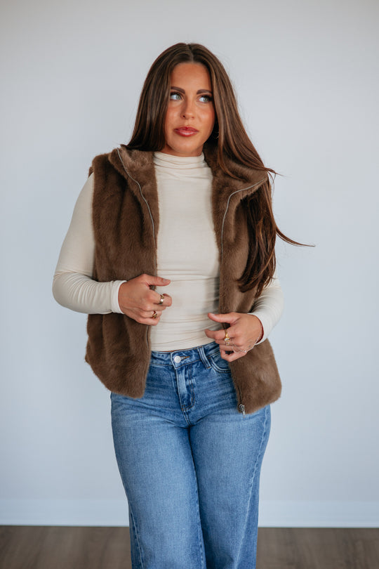 Tawna Fur Vest