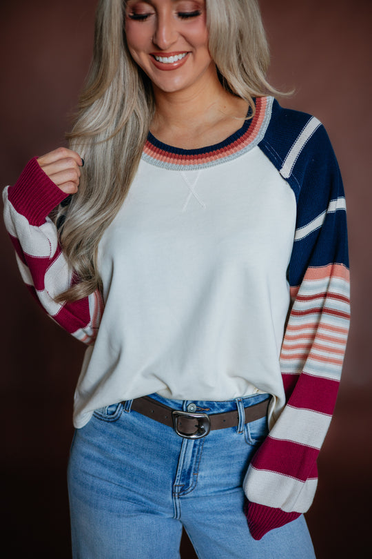 Wrenlee Striped Top