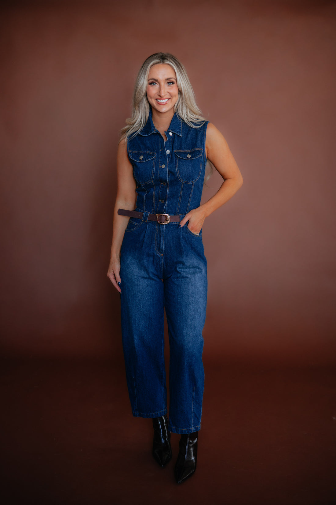 Taryn Denim Jumpsuit