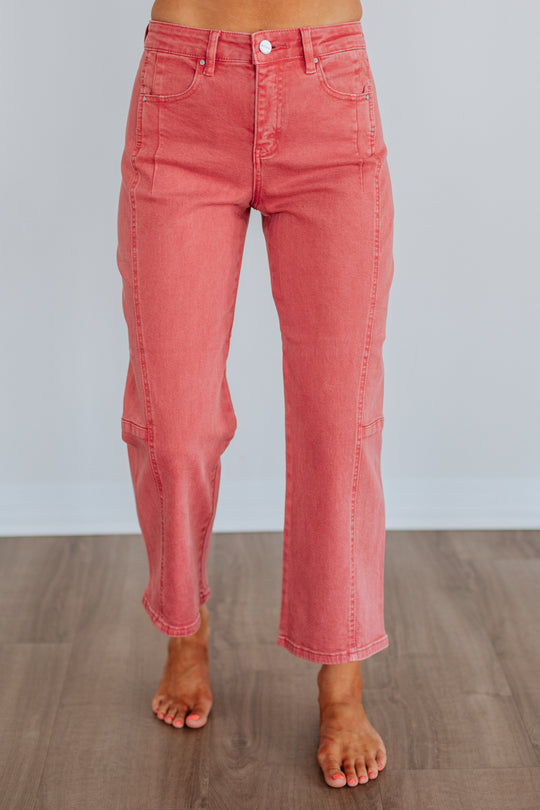 Milan Risen Jeans - Brick