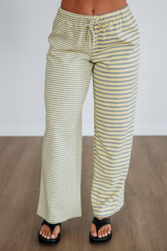 Caite Striped Pants