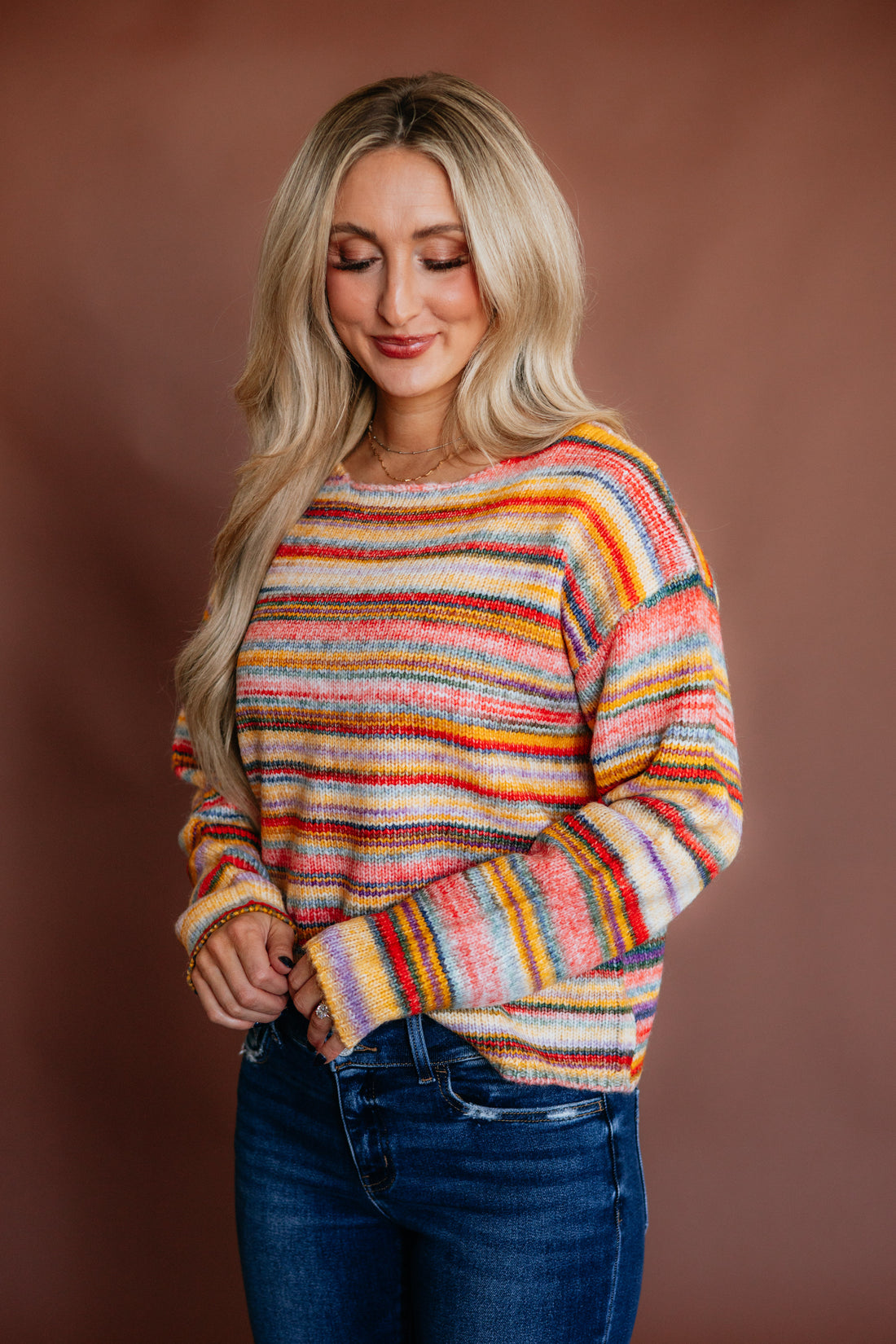 Brandy Striped Sweater