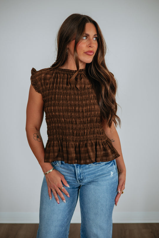 Emmaly Peplum Top