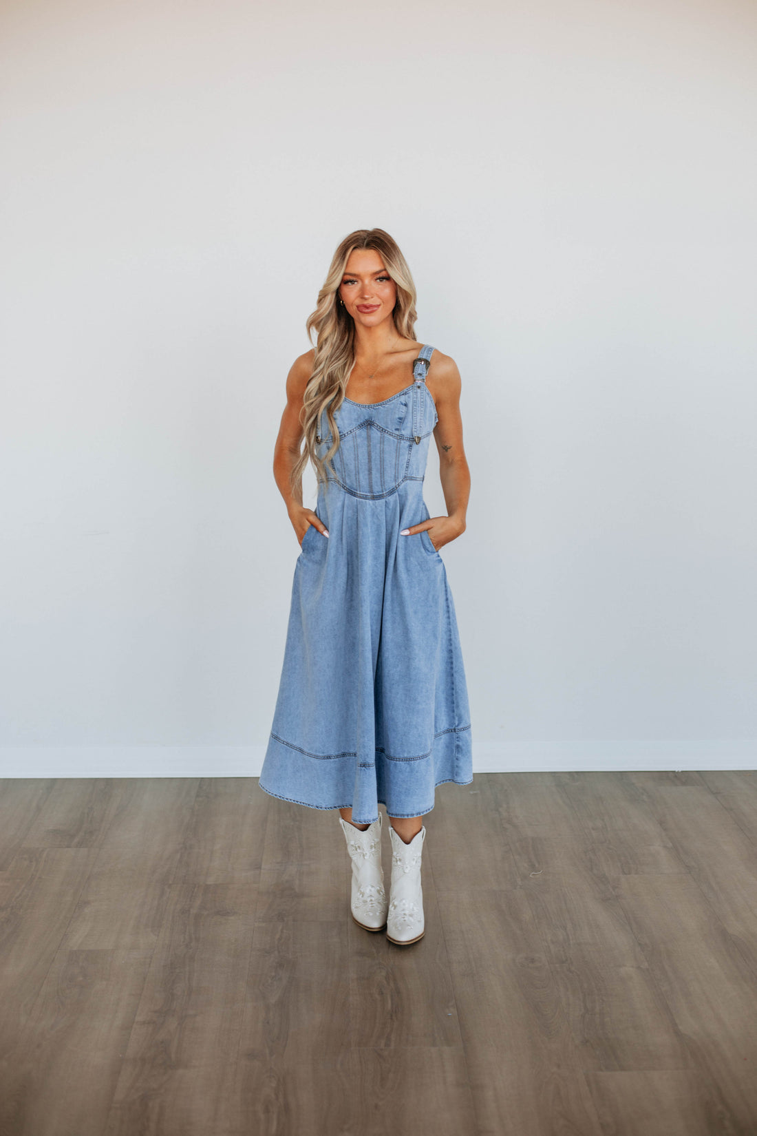 Thya Denim Dress