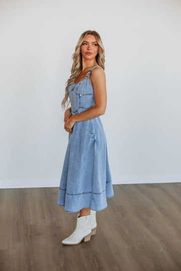 Thya Denim Dress