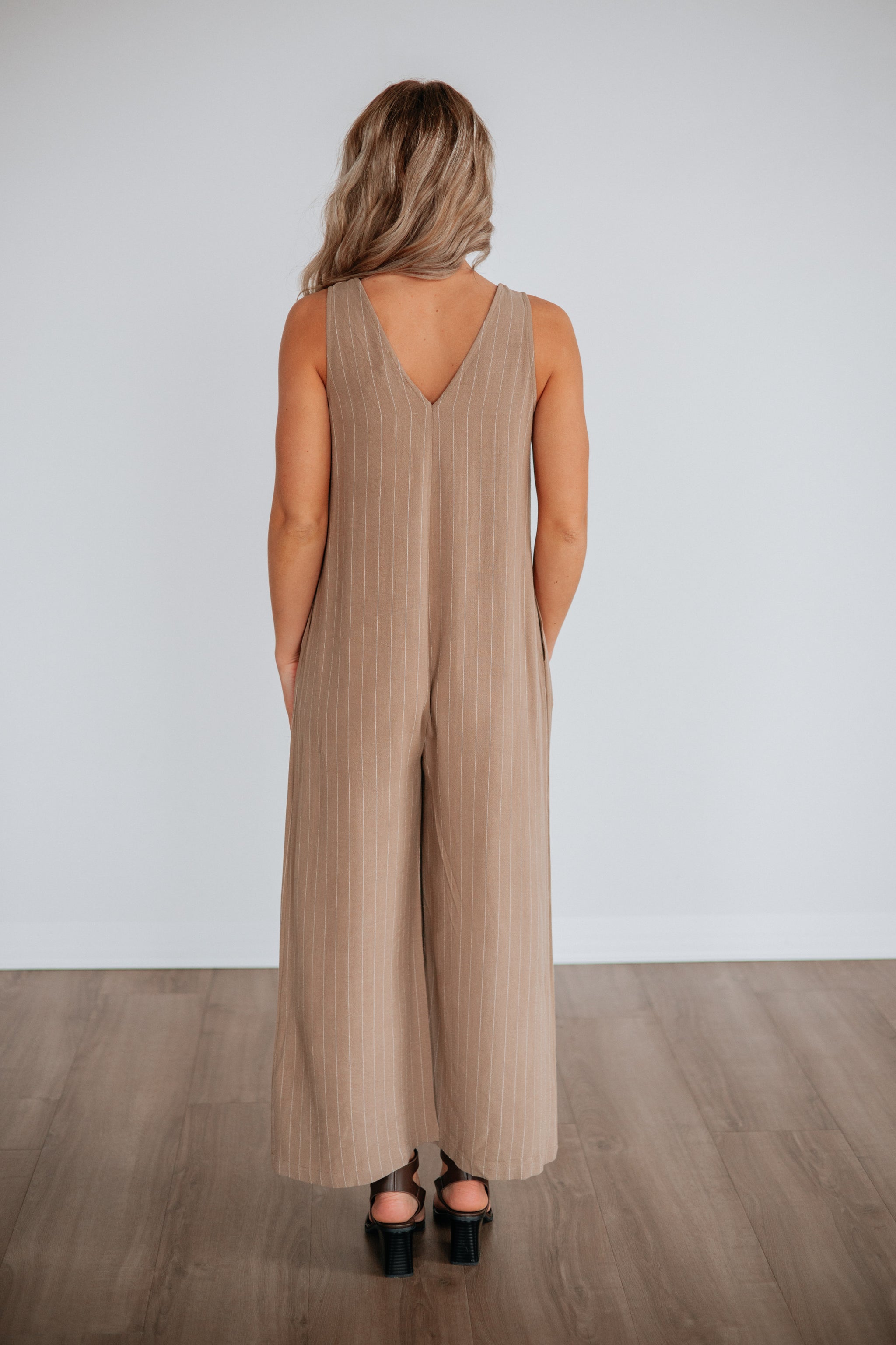 Inessa Striped Jumpsuit