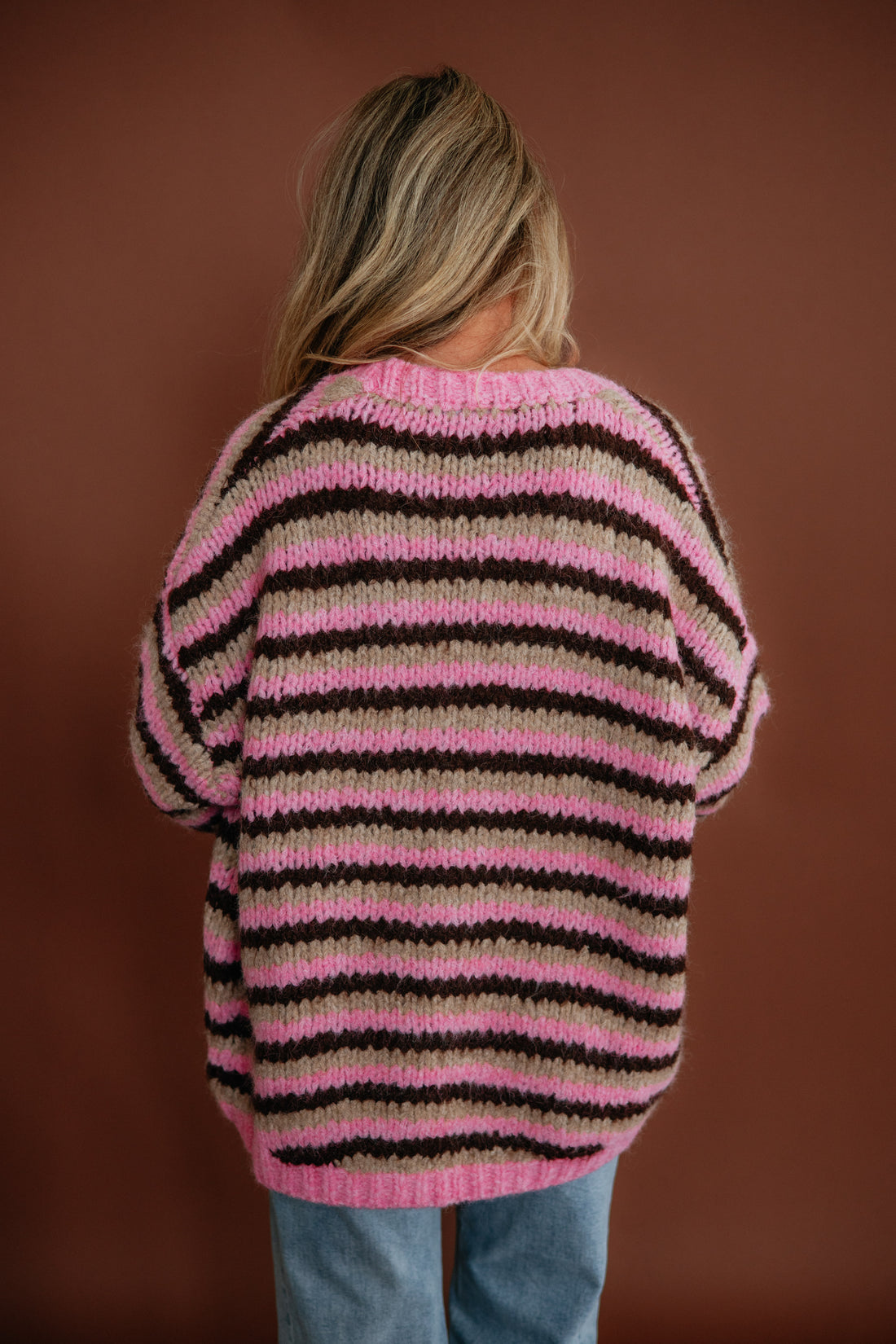 Dyana Striped Cardigan