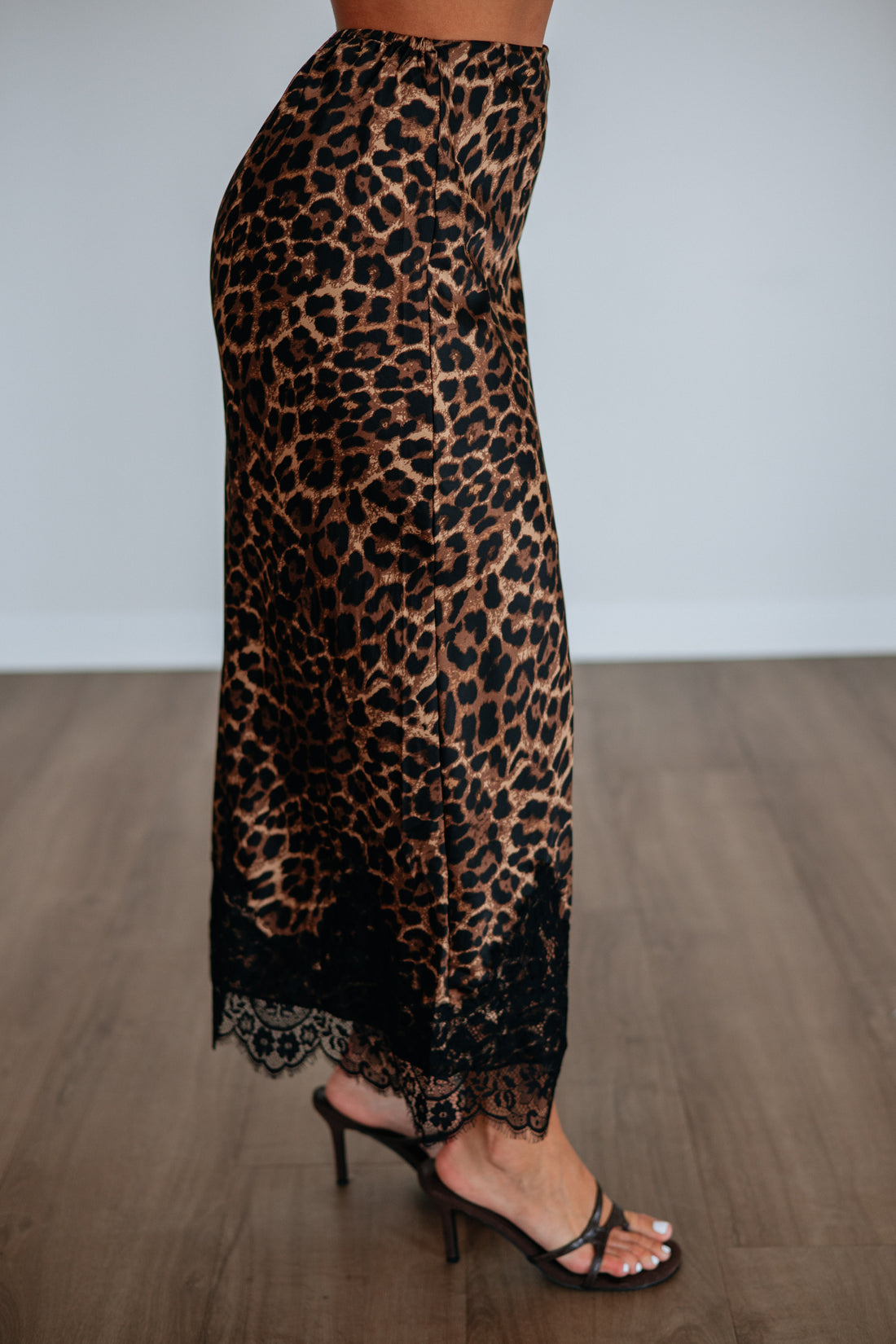 Vessie Leopard Skirt