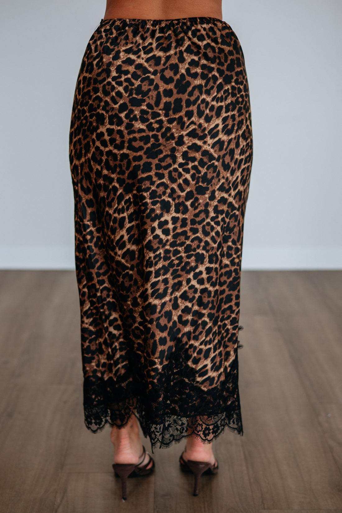 Vessie Leopard Skirt