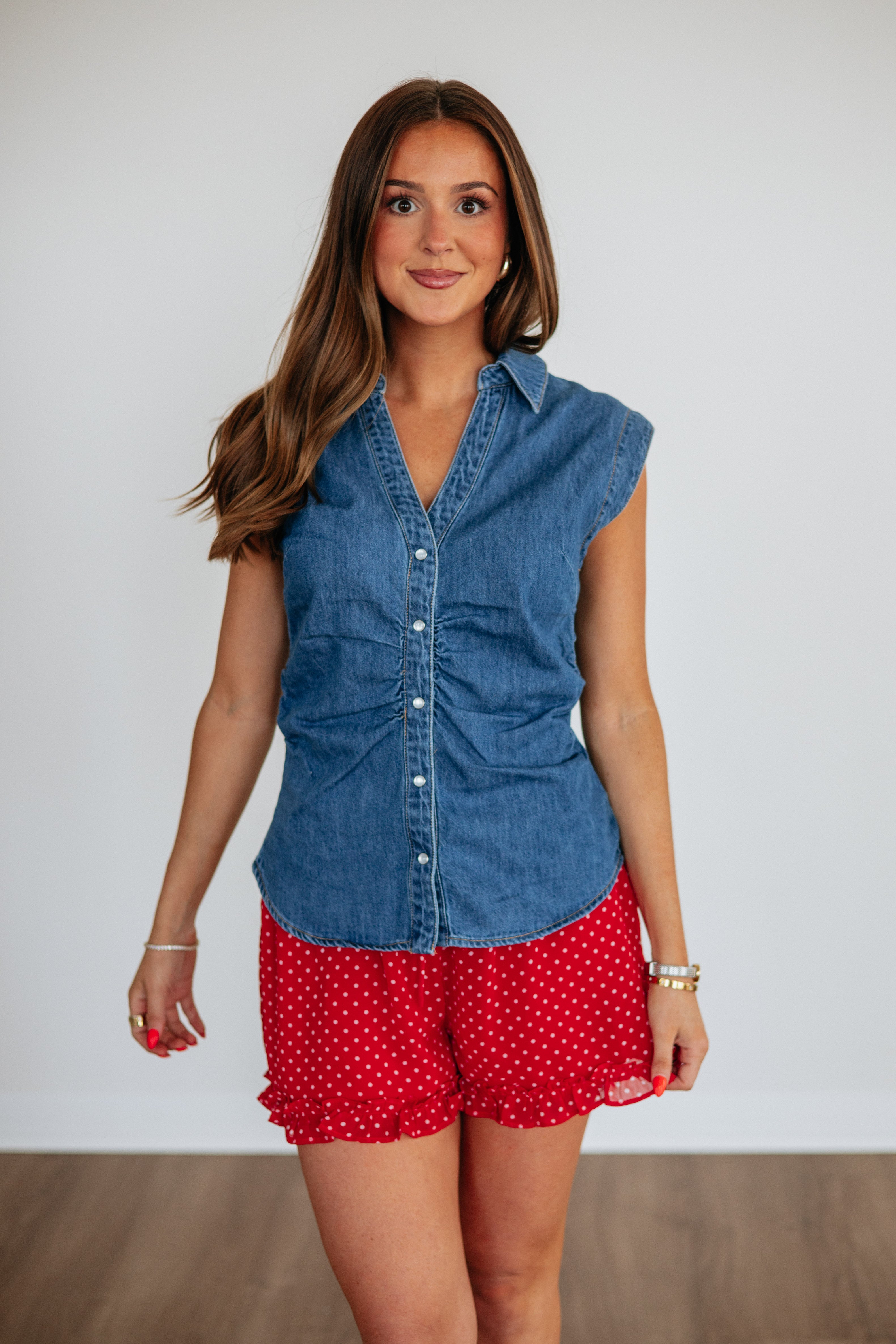 Mikella Risen Denim Top