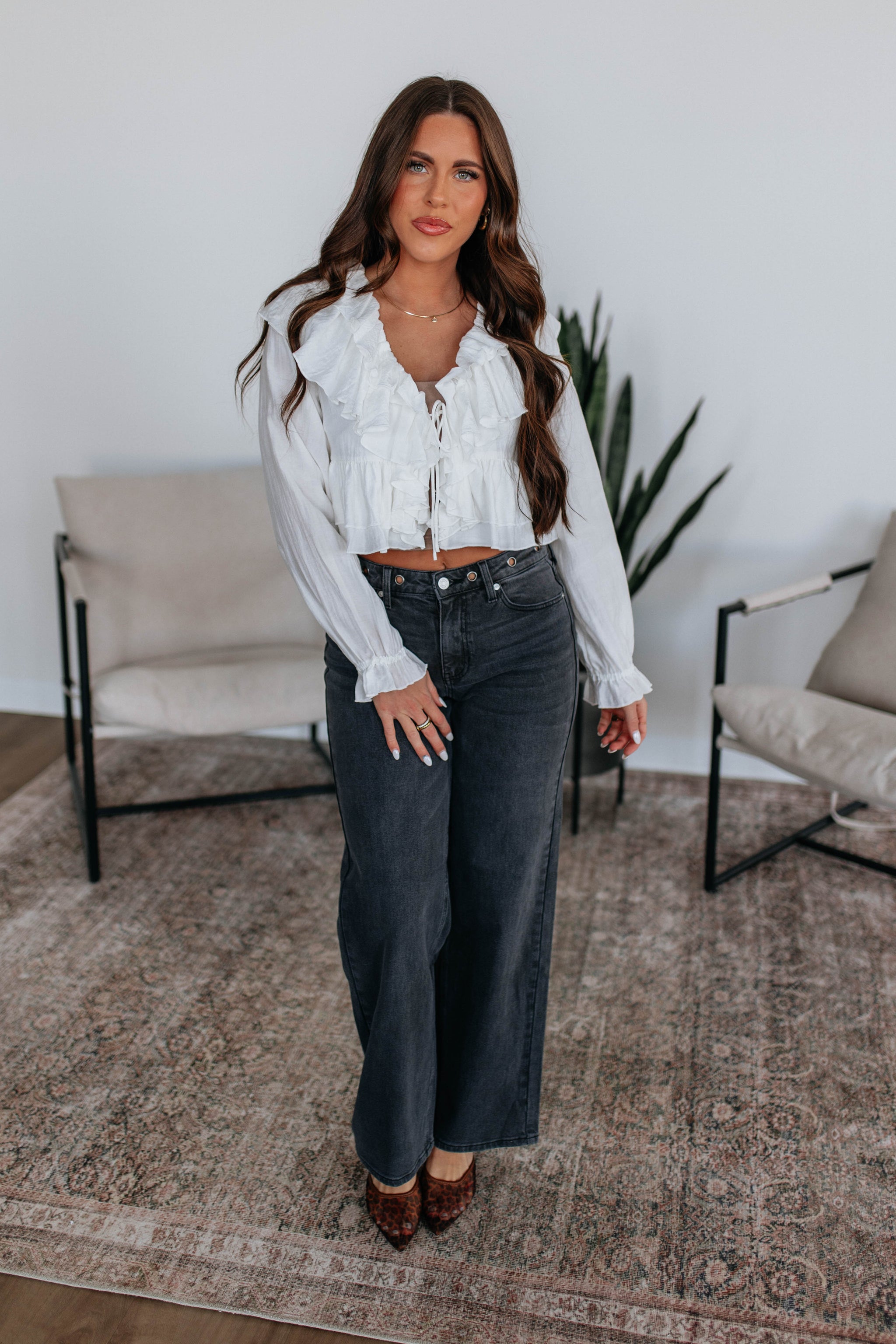 Maria Ruffled Top