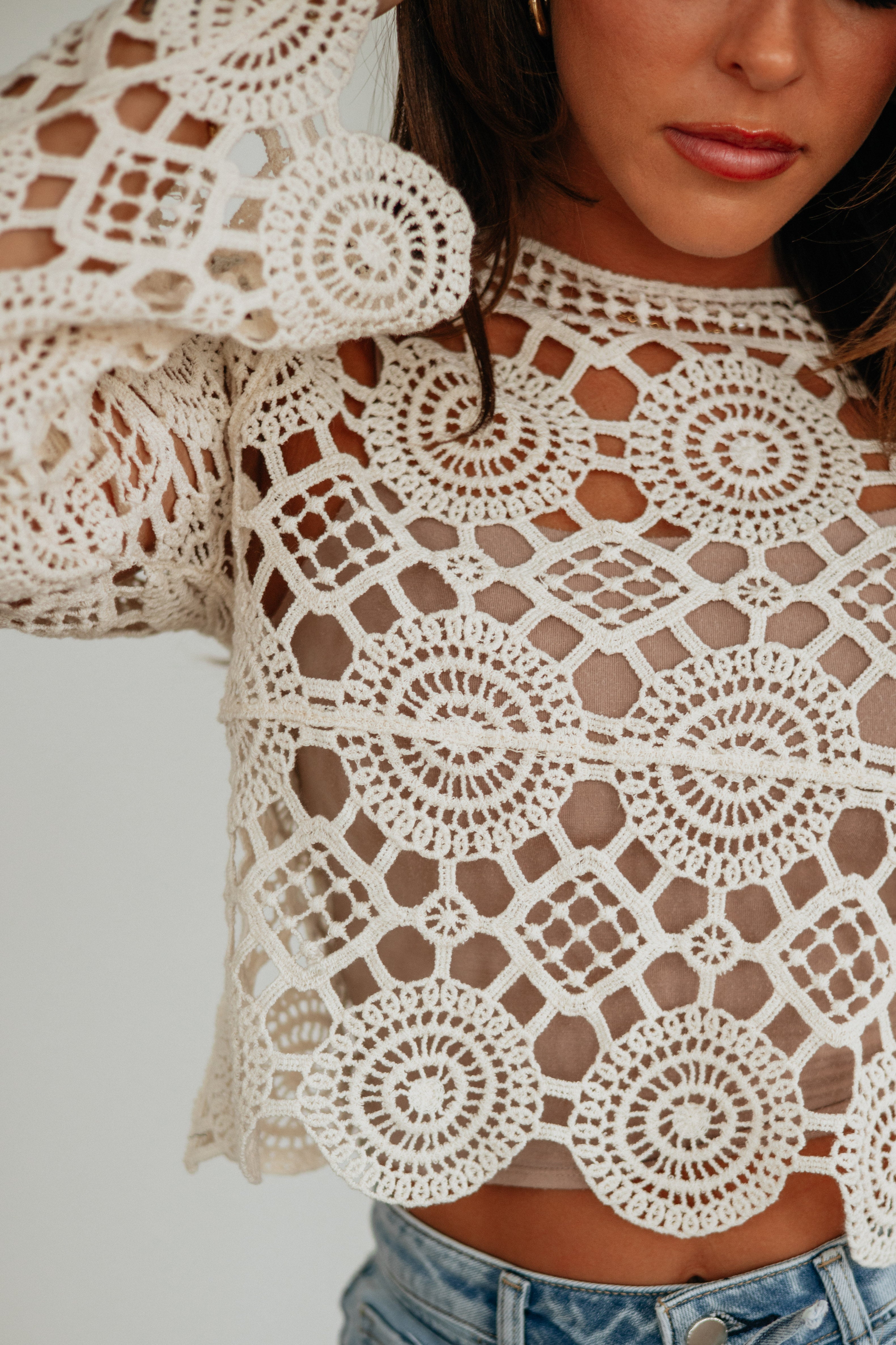 Dasha Crochet Top