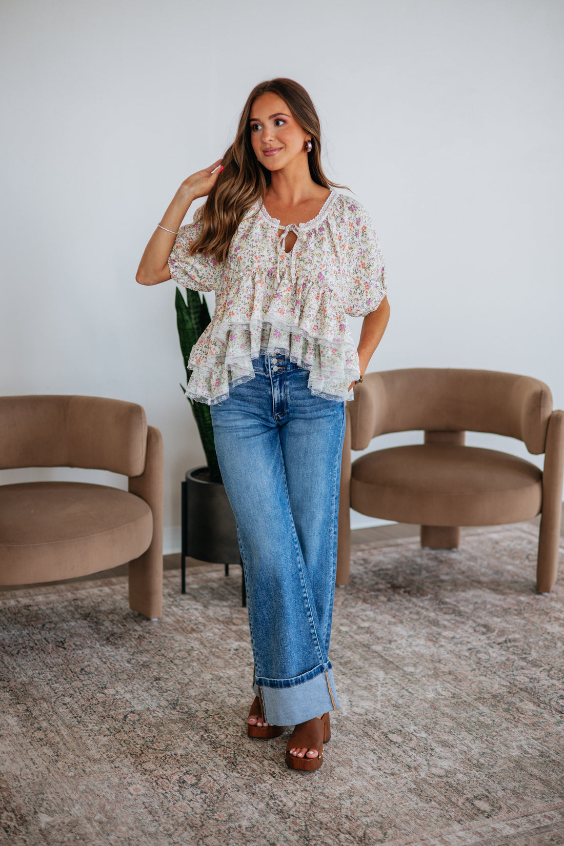Ismene Floral Top