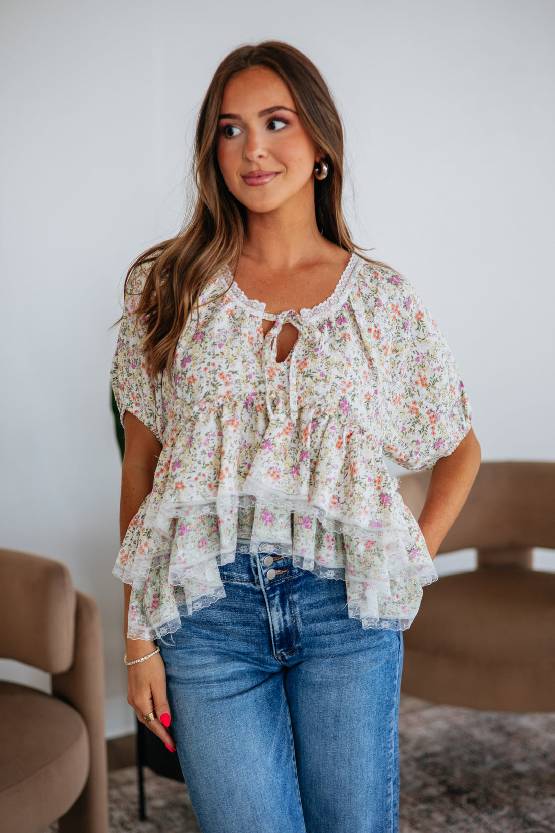 Ismene Floral Top