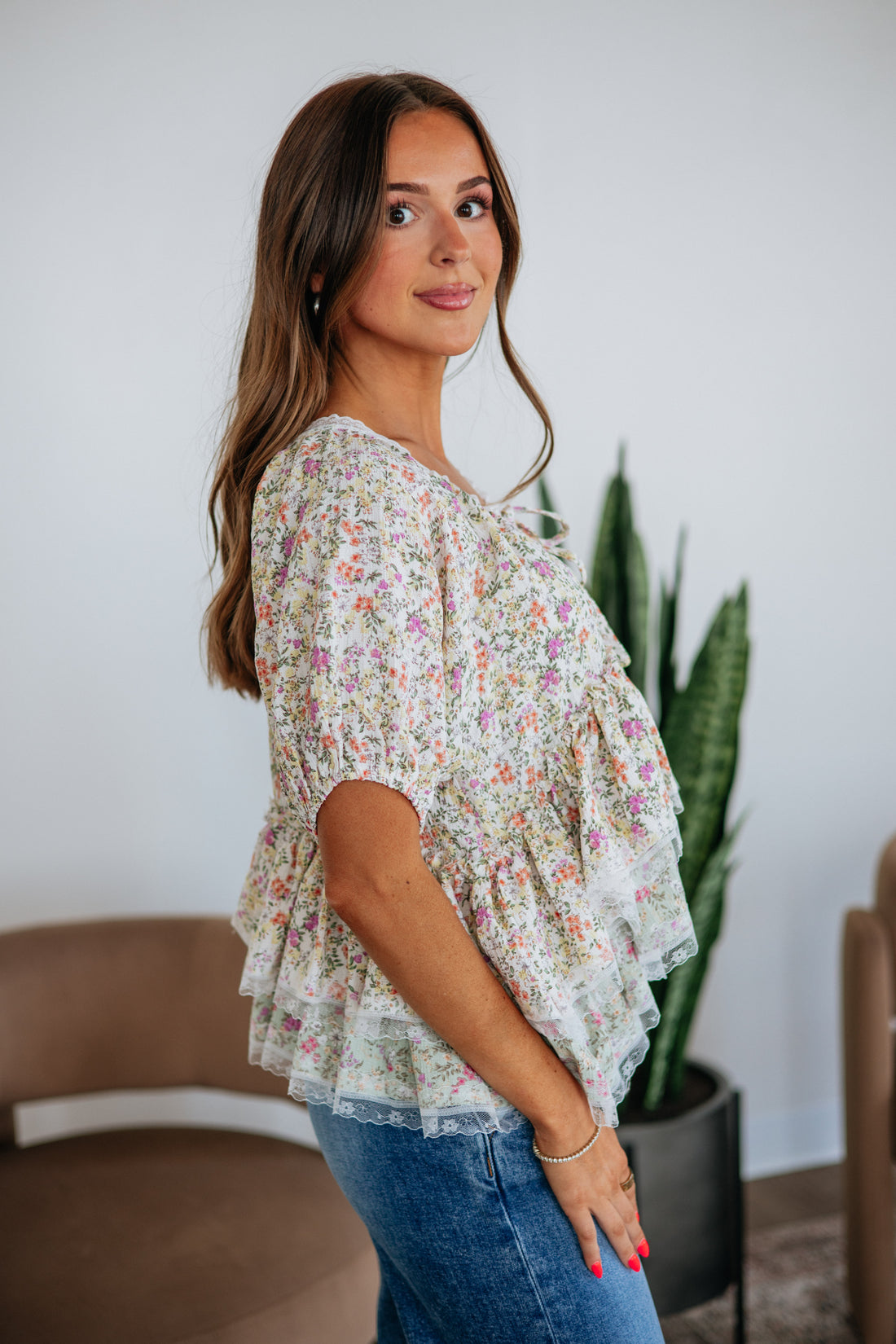 Ismene Floral Top