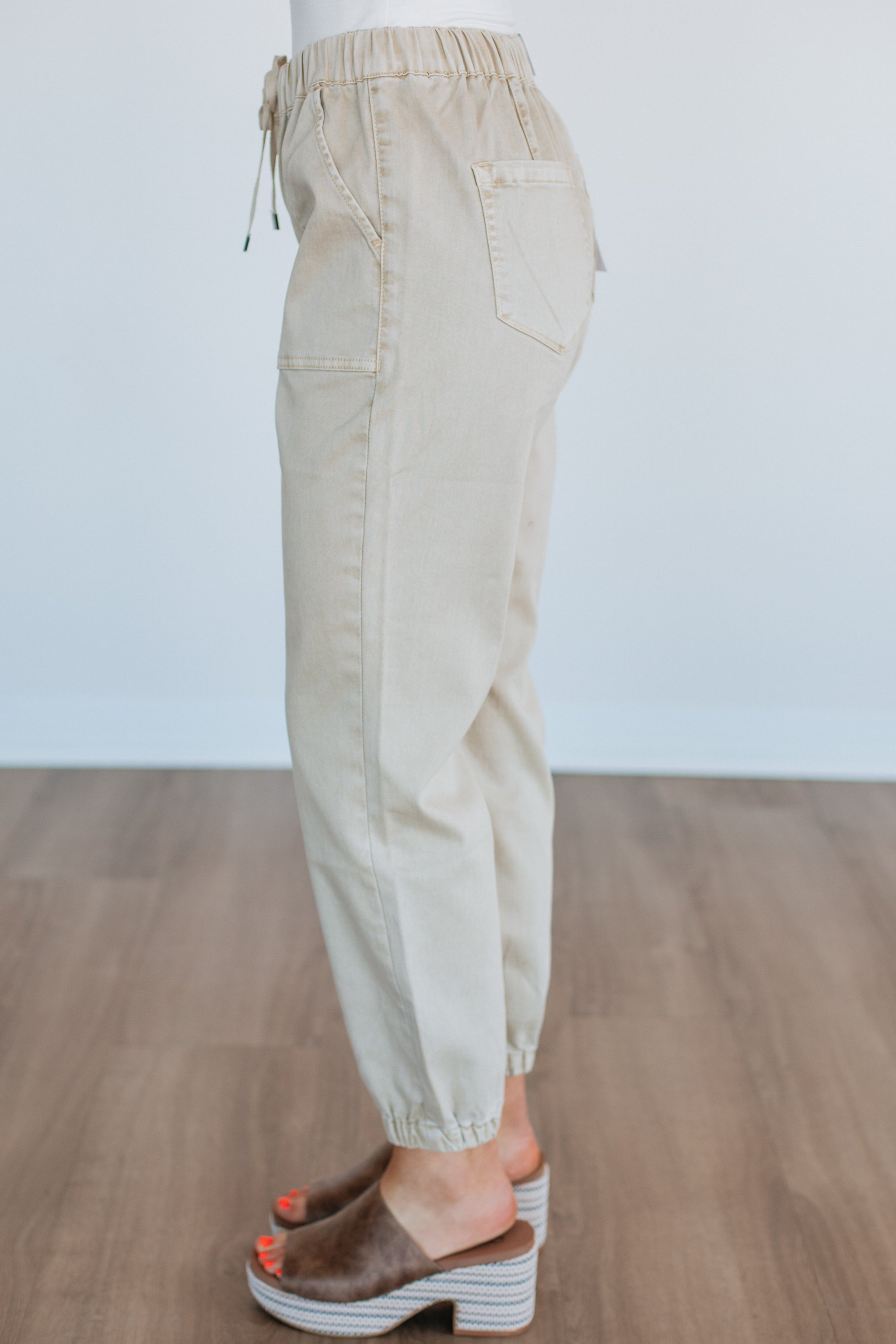 Drea Mica Joggers - Natural