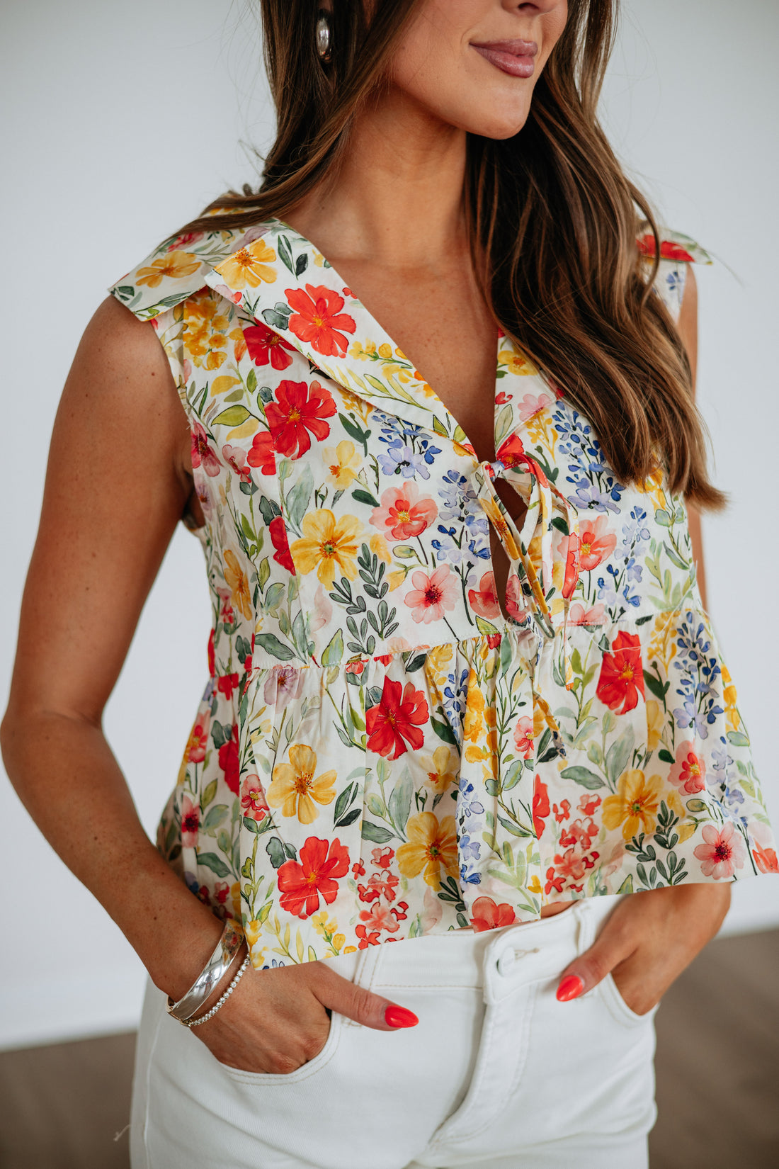 Lucianna Floral Top
