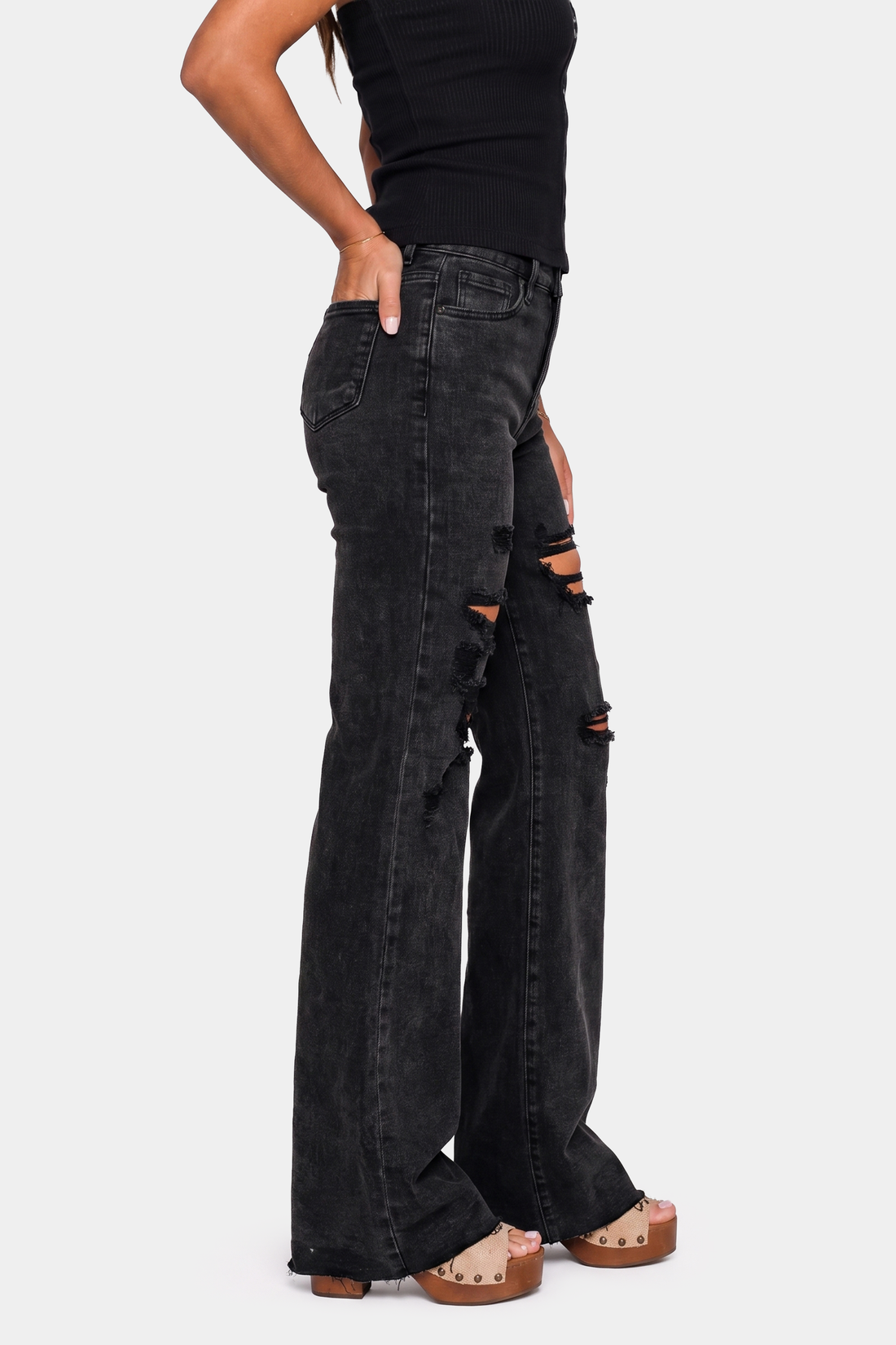 Georgia Risen Jeans - Vintage Black