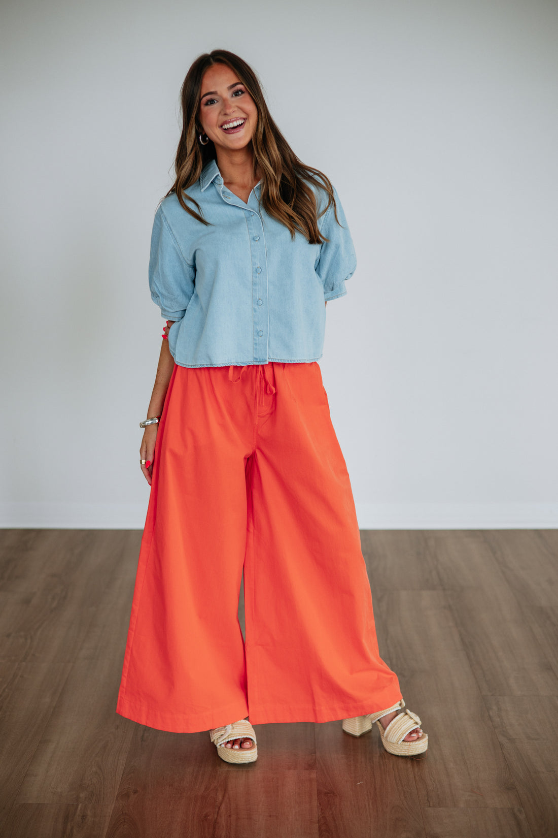 Kathrin Risen Denim Top