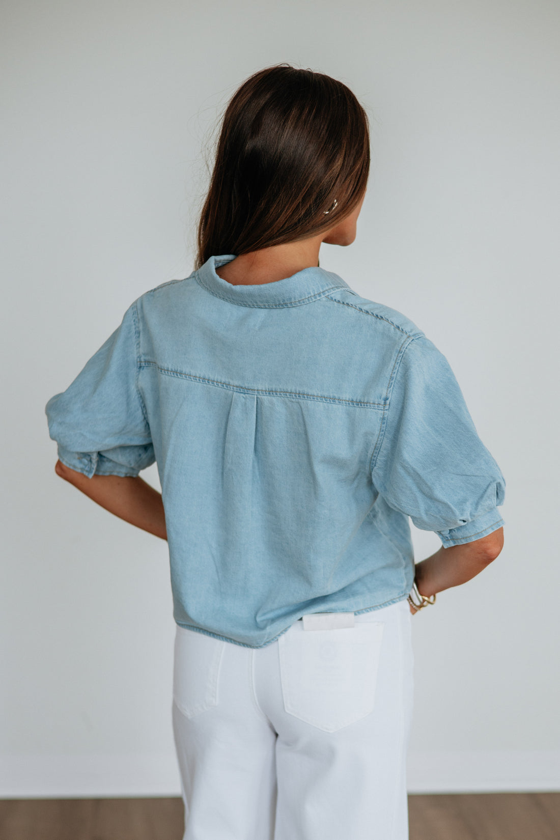 Kathrin Risen Denim Top
