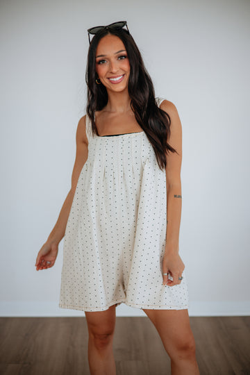 Maevie Denim Romper