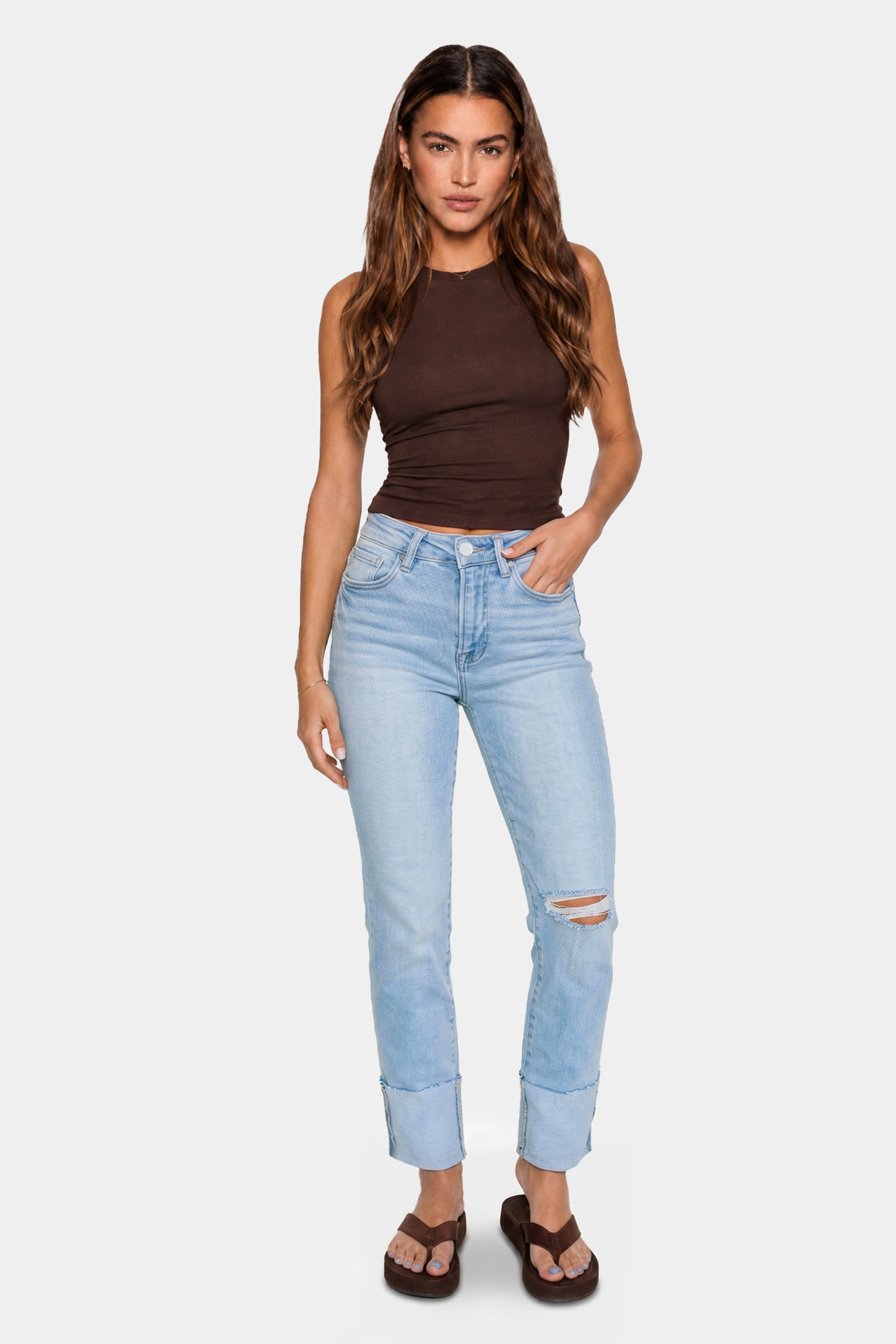 Kalen Risen Jeans - Light Wash