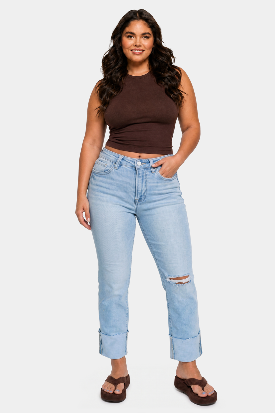 Kalen Risen Jeans - Light Wash
