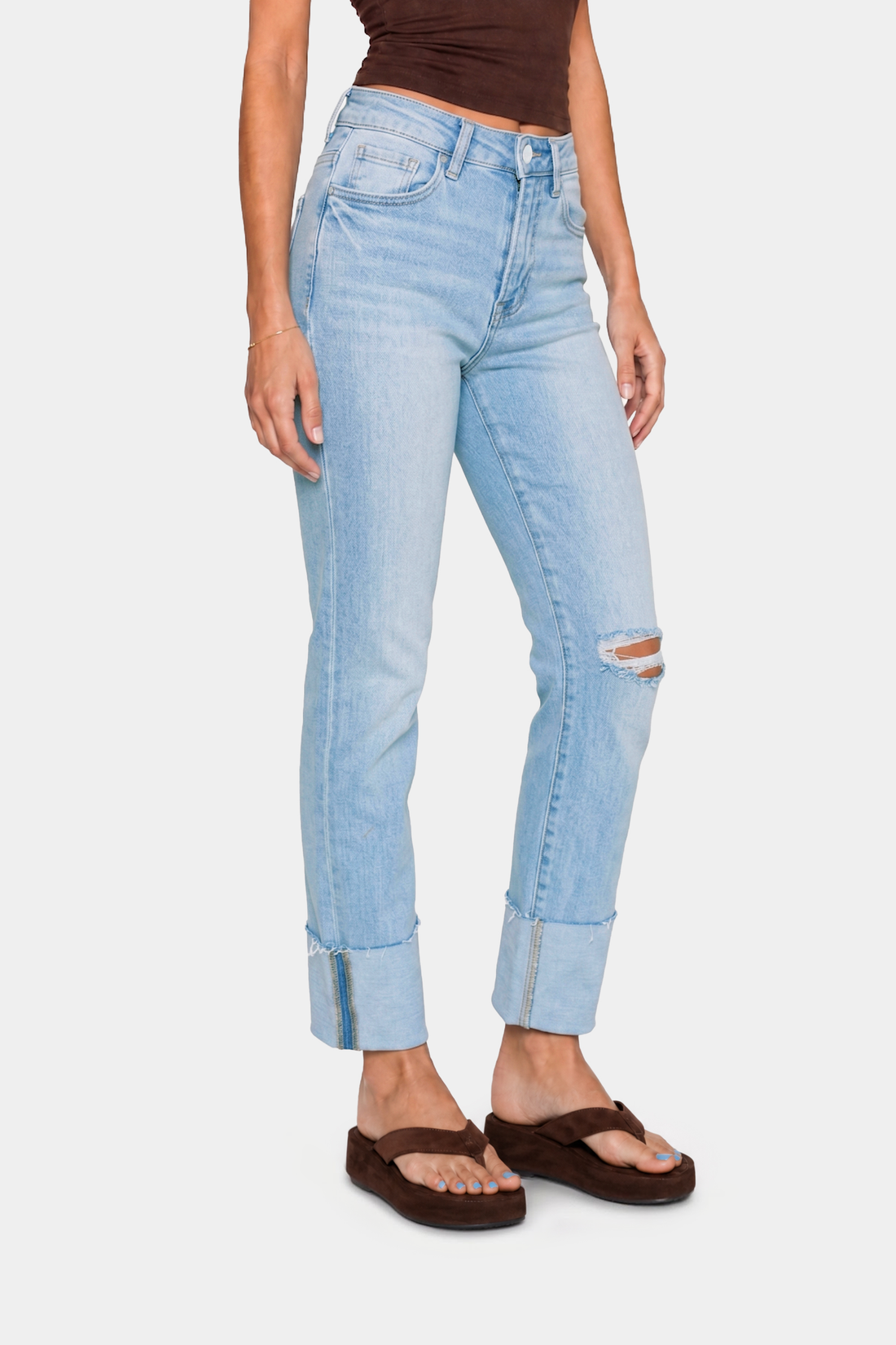 Kalen Risen Jeans - Light Wash