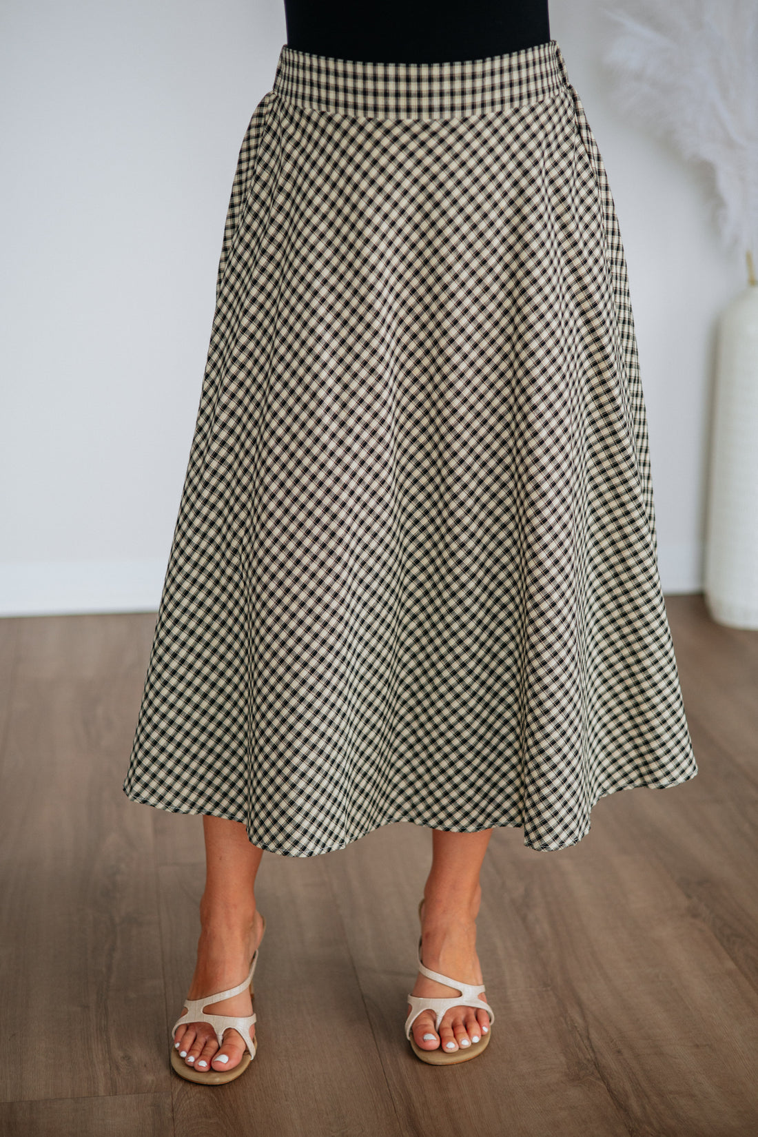 Kaylene Gingham Skirt