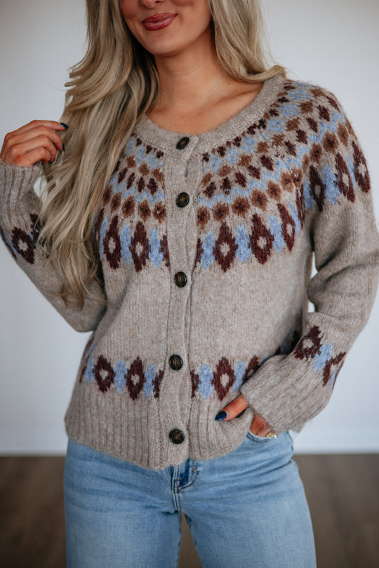 Jazmen Fair Isle Cardigan
