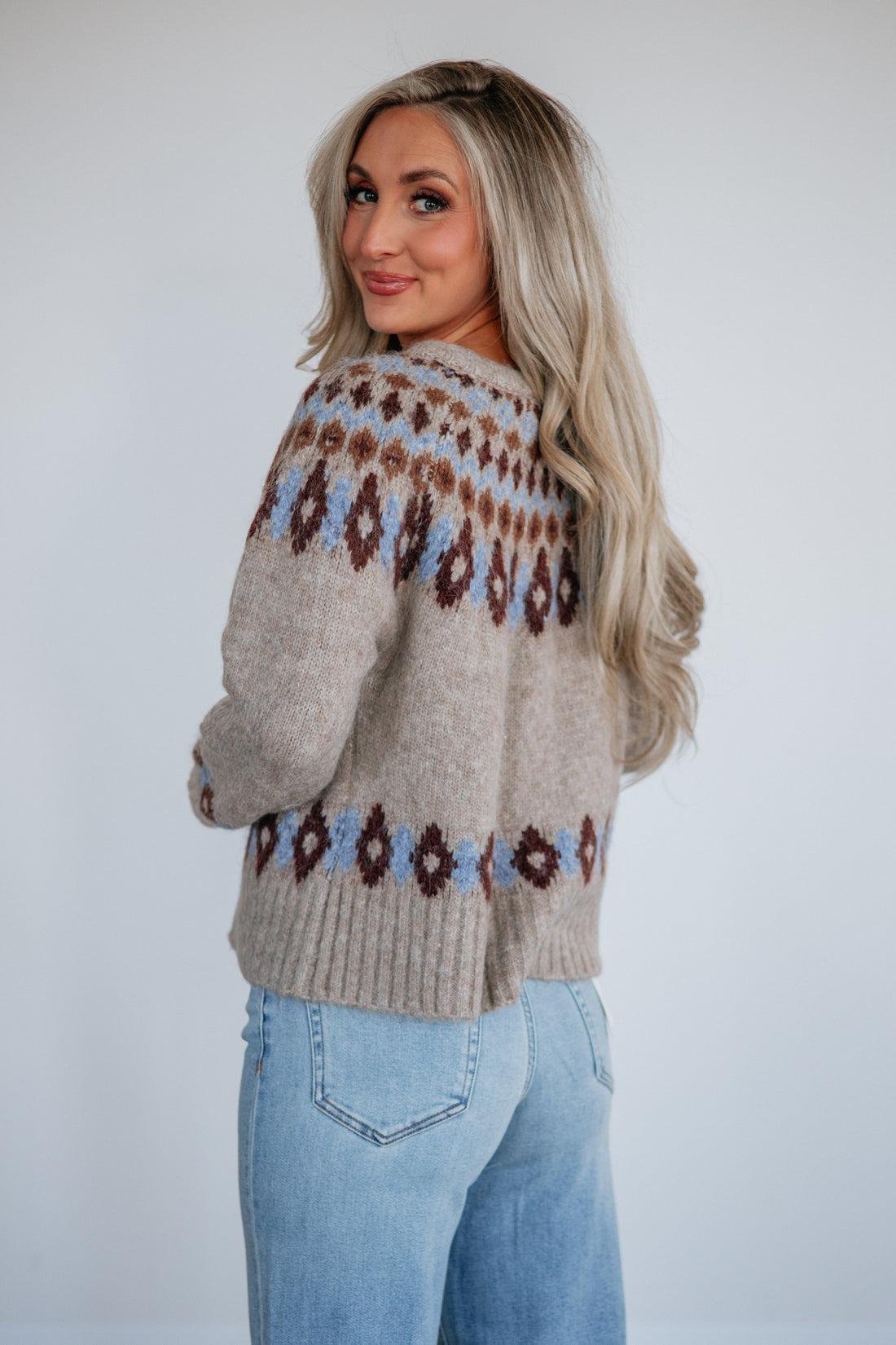 Jazmen Fair Isle Cardigan