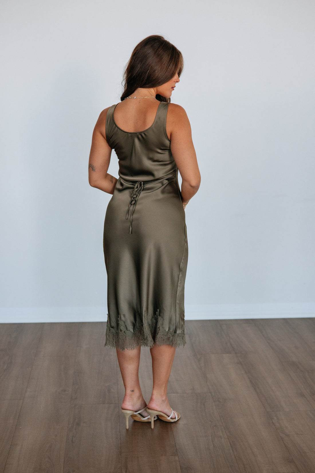 Taliah Satin Dress
