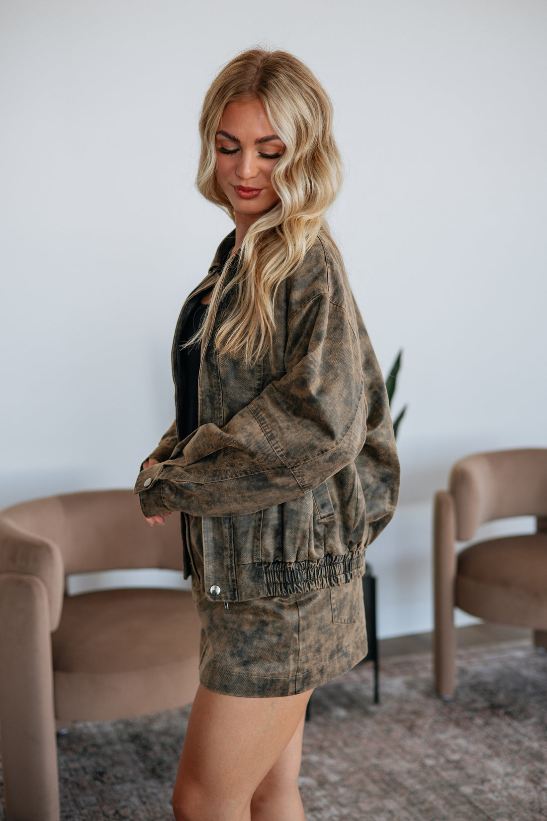 Lavina Leather Skirt